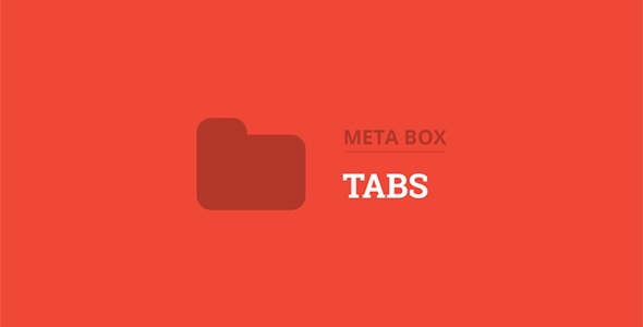 Meta Box Tabs 1.2.1
