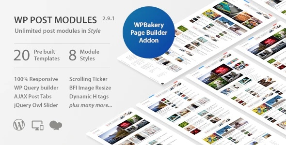 WP Post Modules for Newspaper and Magazine Layouts 3.0.0