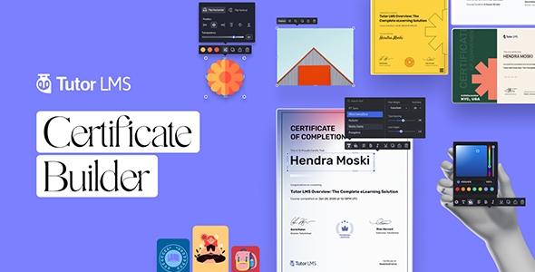 Tutor LMS – Certificate Builder 1.3.2