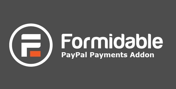 Formidable Forms – PayPal Payments Add-On 3.09